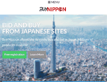 Tablet Screenshot of buy-nippon.com